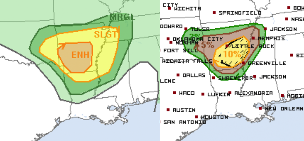 SPC enhanced risk area