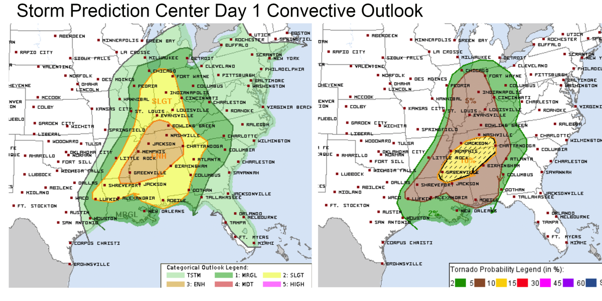 SPC day 1 convective outlook