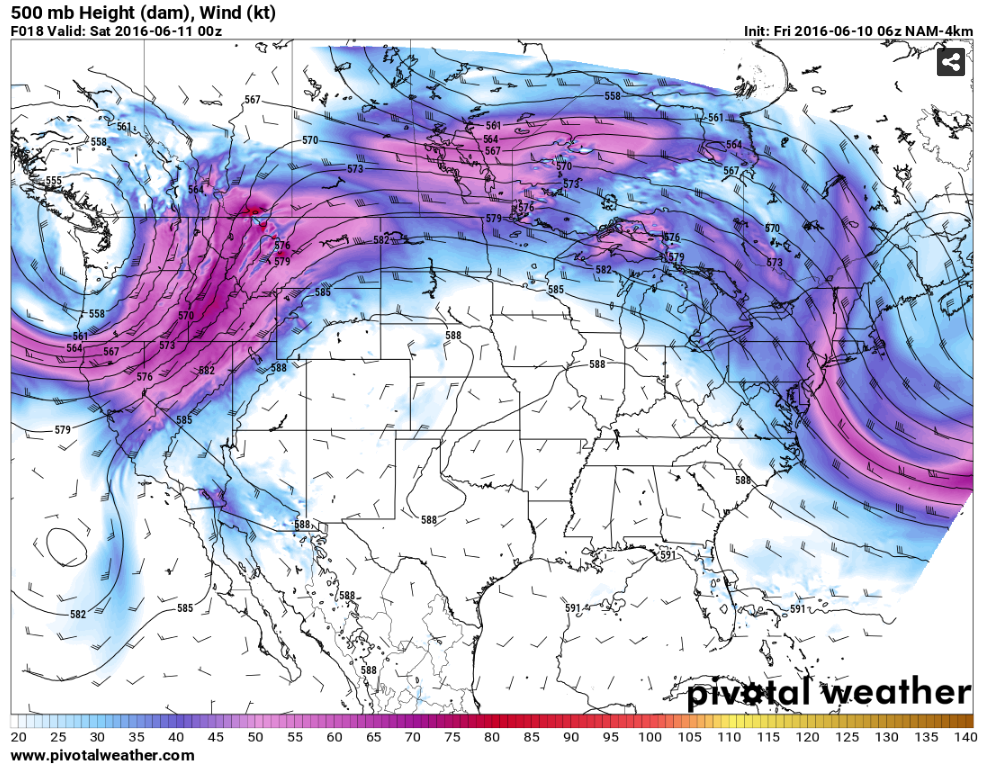 500 mb pattern Friday afternoon